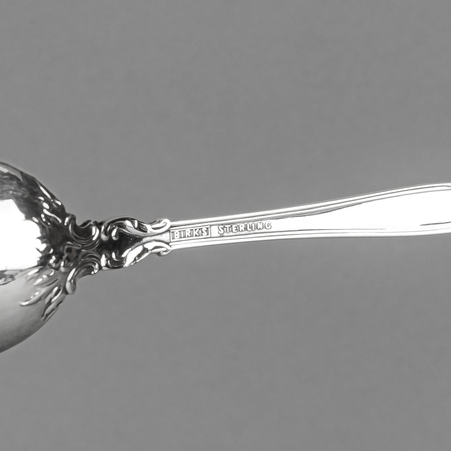 BIRKS Chantilly Sterling Five O'clock Spoons Set Of 8