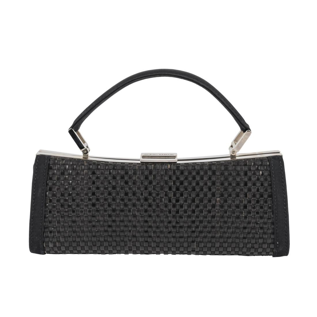 GIORGIO ARMANI Evening Bag - Black Basketweave