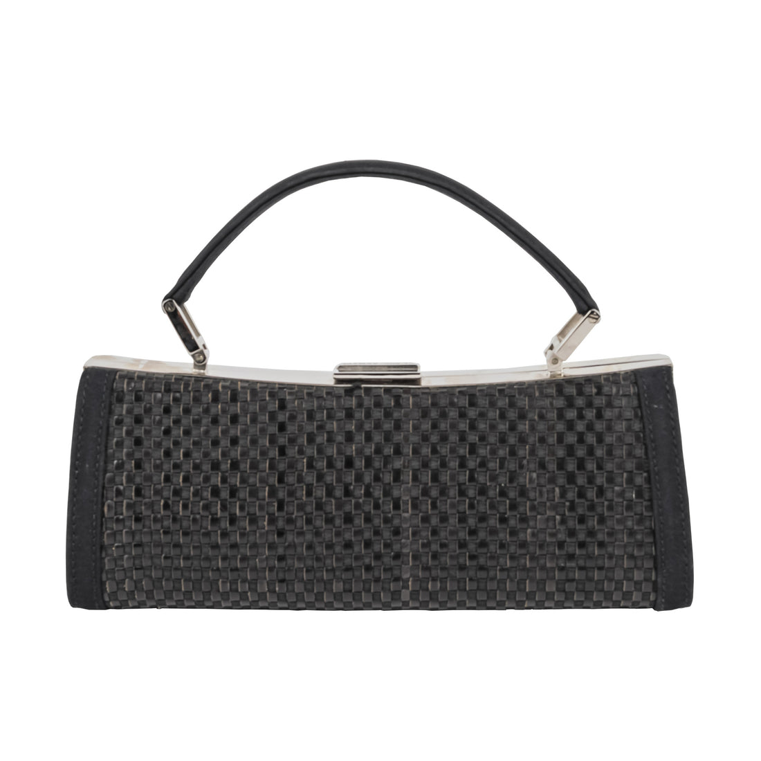 GIORGIO ARMANI Evening Bag - Black Basketweave