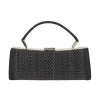 GIORGIO ARMANI Evening Bag - Black Basketweave