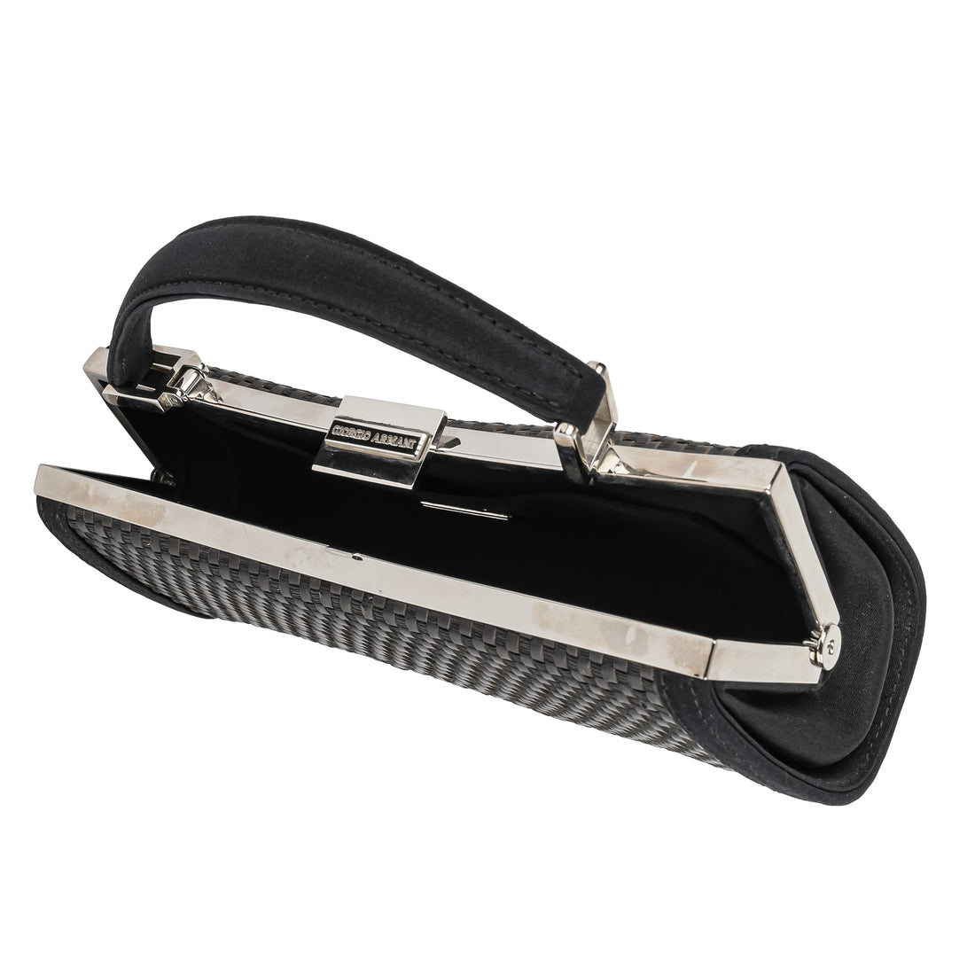 GIORGIO ARMANI Evening Bag - Black Basketweave