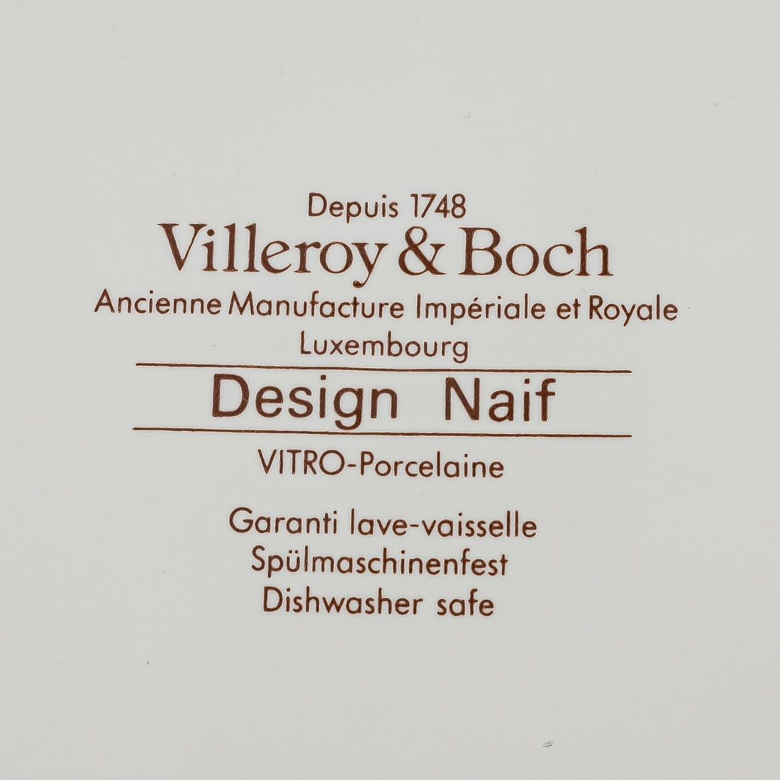 VILLEROY & BOCH Design Naif Cake/Cheese Plate