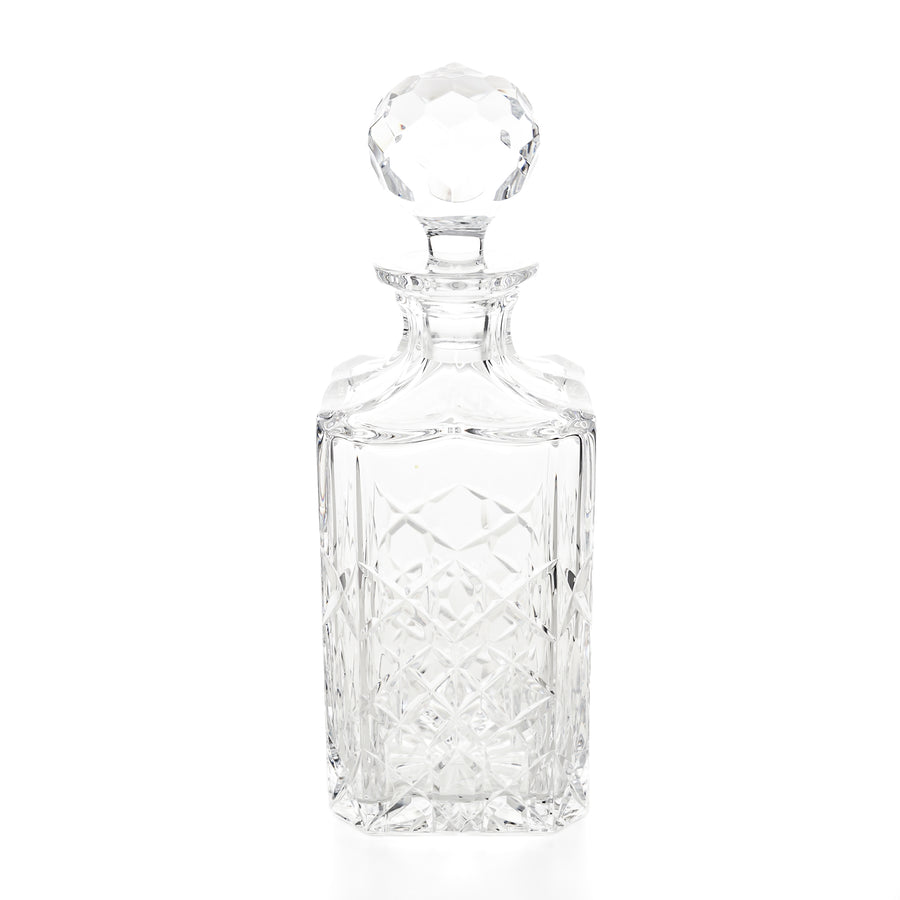 TIFFANY & CO Grenada Crystal Spirits Decanter & Ball Stopper