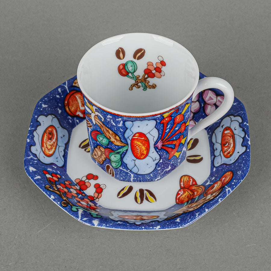 HERMES Marqueterie Demitasse & Saucer