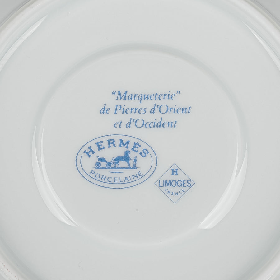 HERMES Marqueterie Demitasse & Saucer