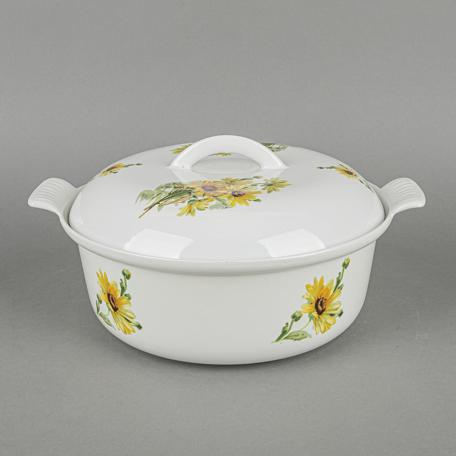 FE BELGIUM Descoware Enamel Cast Iron Lidded Casserole