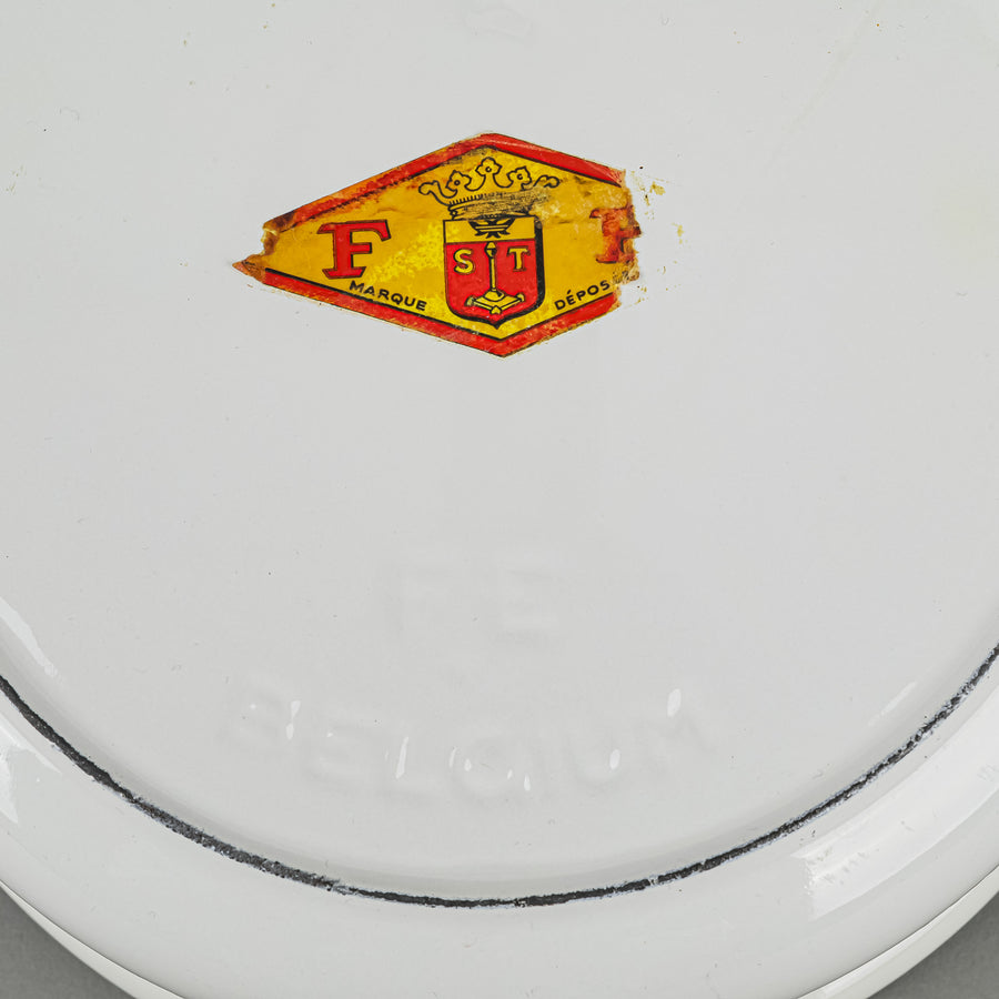 FE BELGIUM Descoware Enamel Cast Iron Lidded Casserole