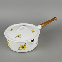 FE BELGIUM Descoware Enamel Cast Iron Lidded Sauce Pan