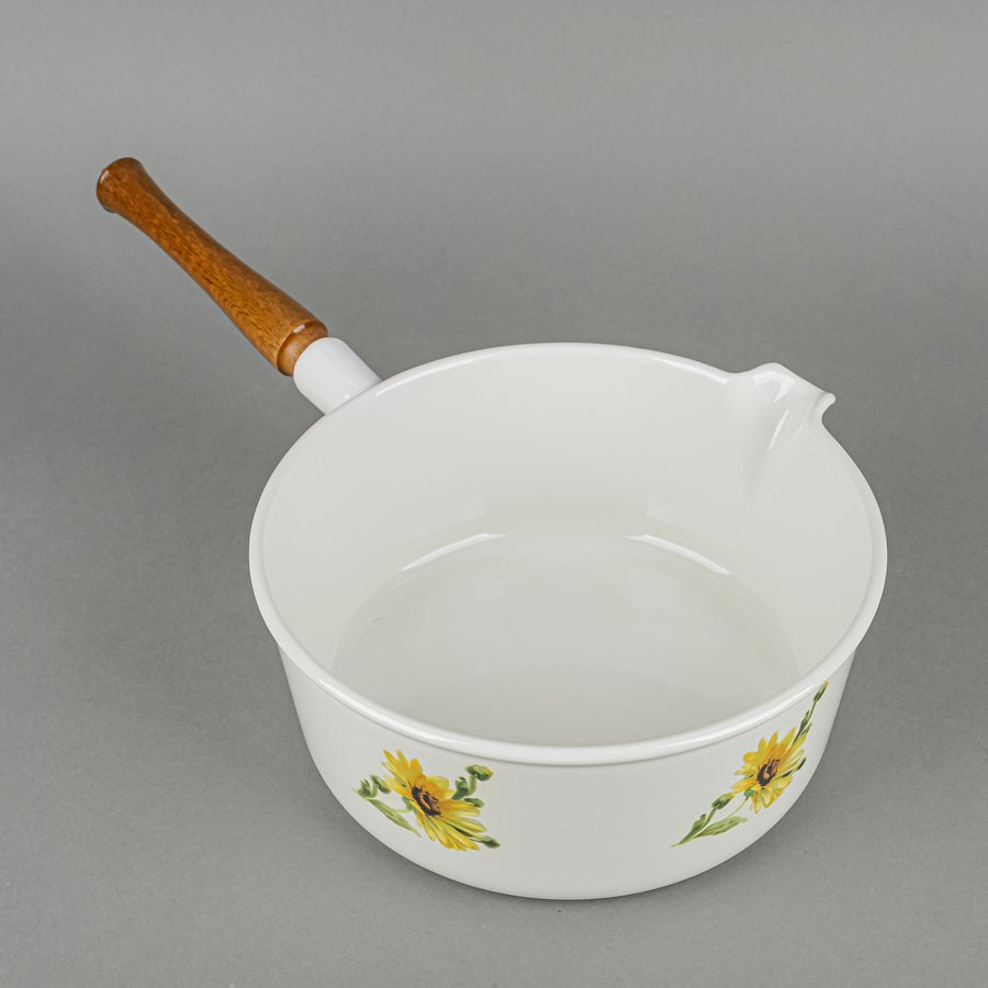 FE BELGIUM Descoware Enamel Cast Iron Lidded Sauce Pan