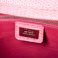 CHRISTIAN DIOR Lady Dior Bag - Pink Lizard
