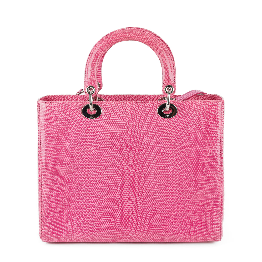CHRISTIAN DIOR Lady Dior Bag - Pink Lizard