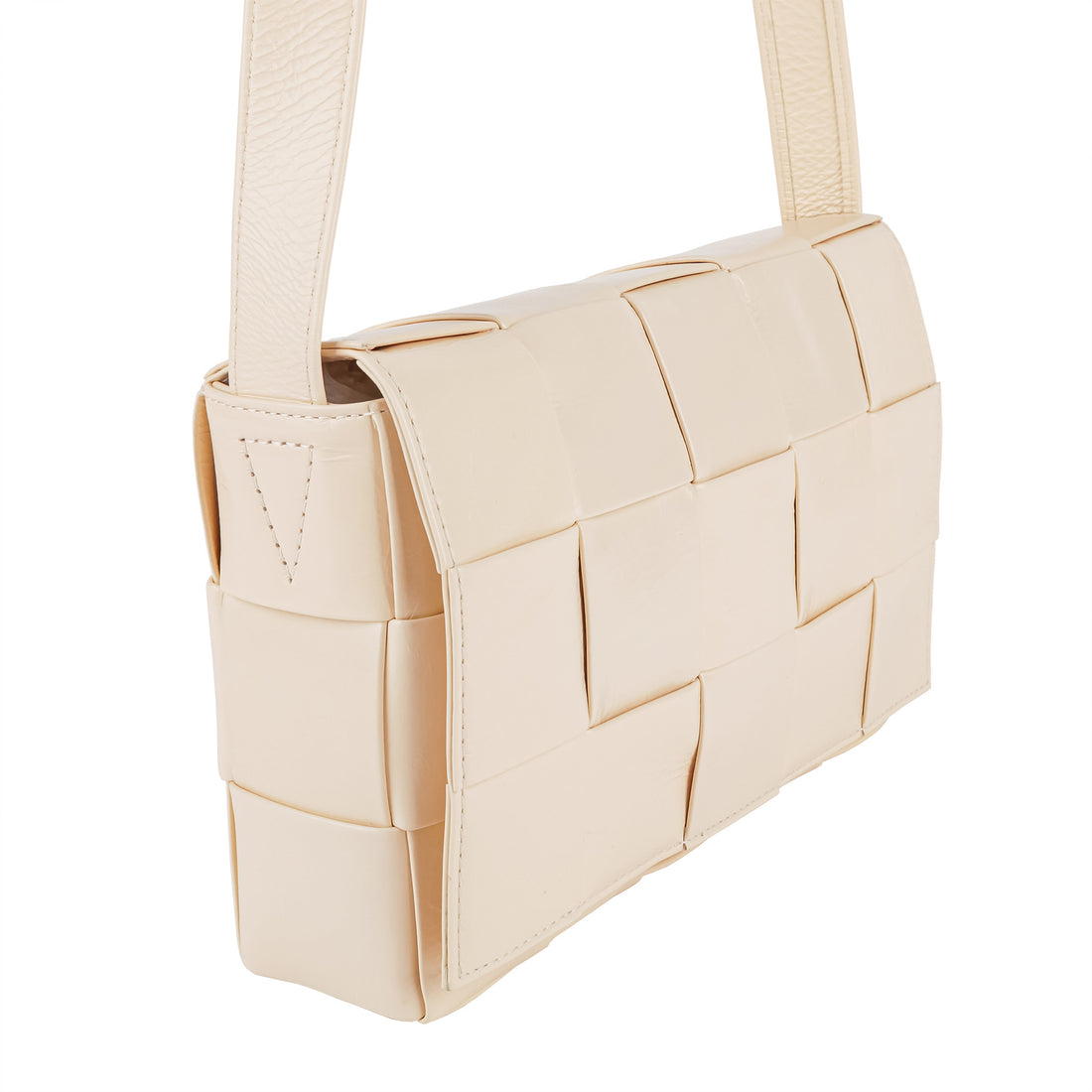 BOTTEGA VENETA Intrecciato Cassette Bag - Ivory Leather