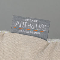 TISSAGE ART DE LYS Jacquard Pillow - Floral