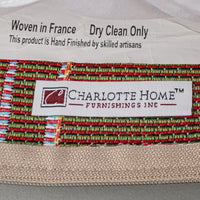 CHARLOTTE HOME INDUSTRIES Jacquard Pillow - Floral
