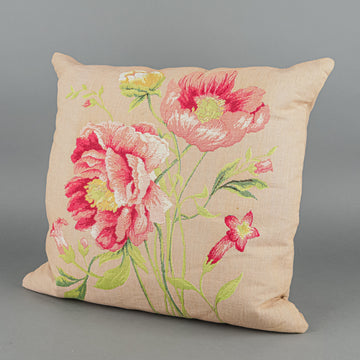 CHARLOTTE HOME INDUSTRIES Jacquard Pillow - Floral