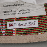 CHARLOTTE HOME INDUSTRIES Jacquard Pillow - Floral