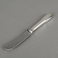 CHRISTOFLE Cluny Sterling Handle And Stainless Steel Butter Knife