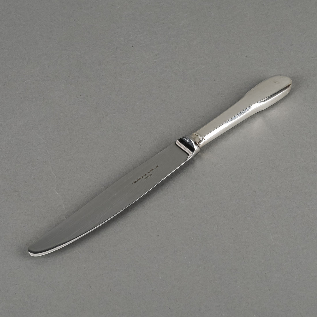 CHRISTOFLE Cluny Sterling Handle And Stainless Steel Dinner Knife