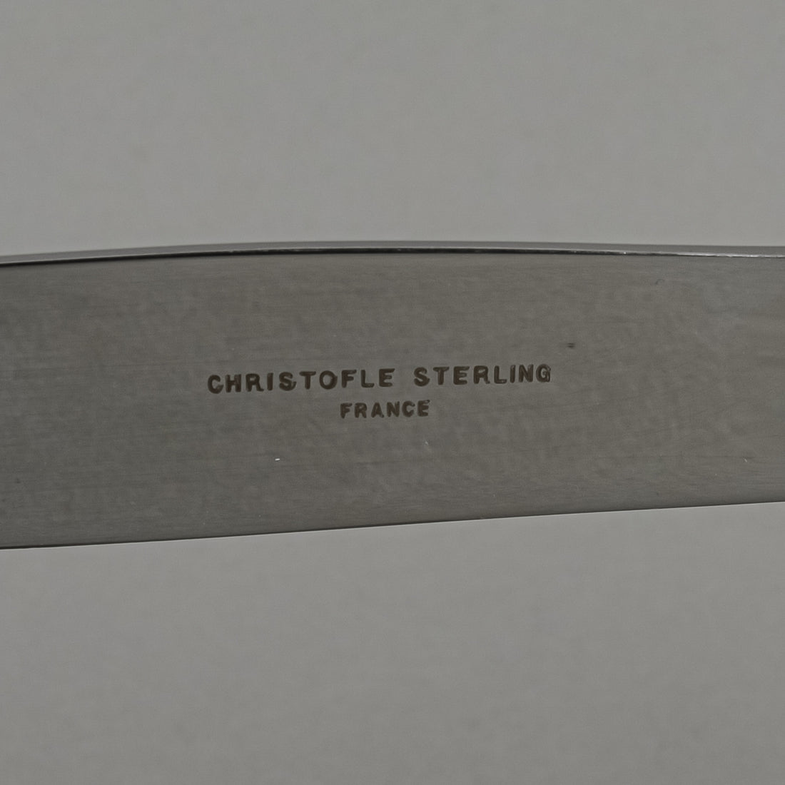 CHRISTOFLE Cluny Sterling Handle And Stainless Steel Dinner Knife