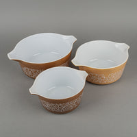 PYREX Woodland Cinderella Casseroles Set Of 3 - No Lids