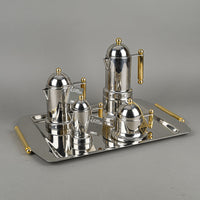 VEV VIGANO Kontessa Stainless Steel Espresso Set 5 Pieces