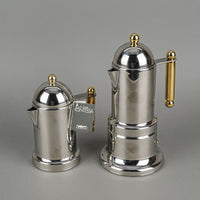 VEV VIGANO Kontessa Stainless Steel Espresso Set 5 Pieces