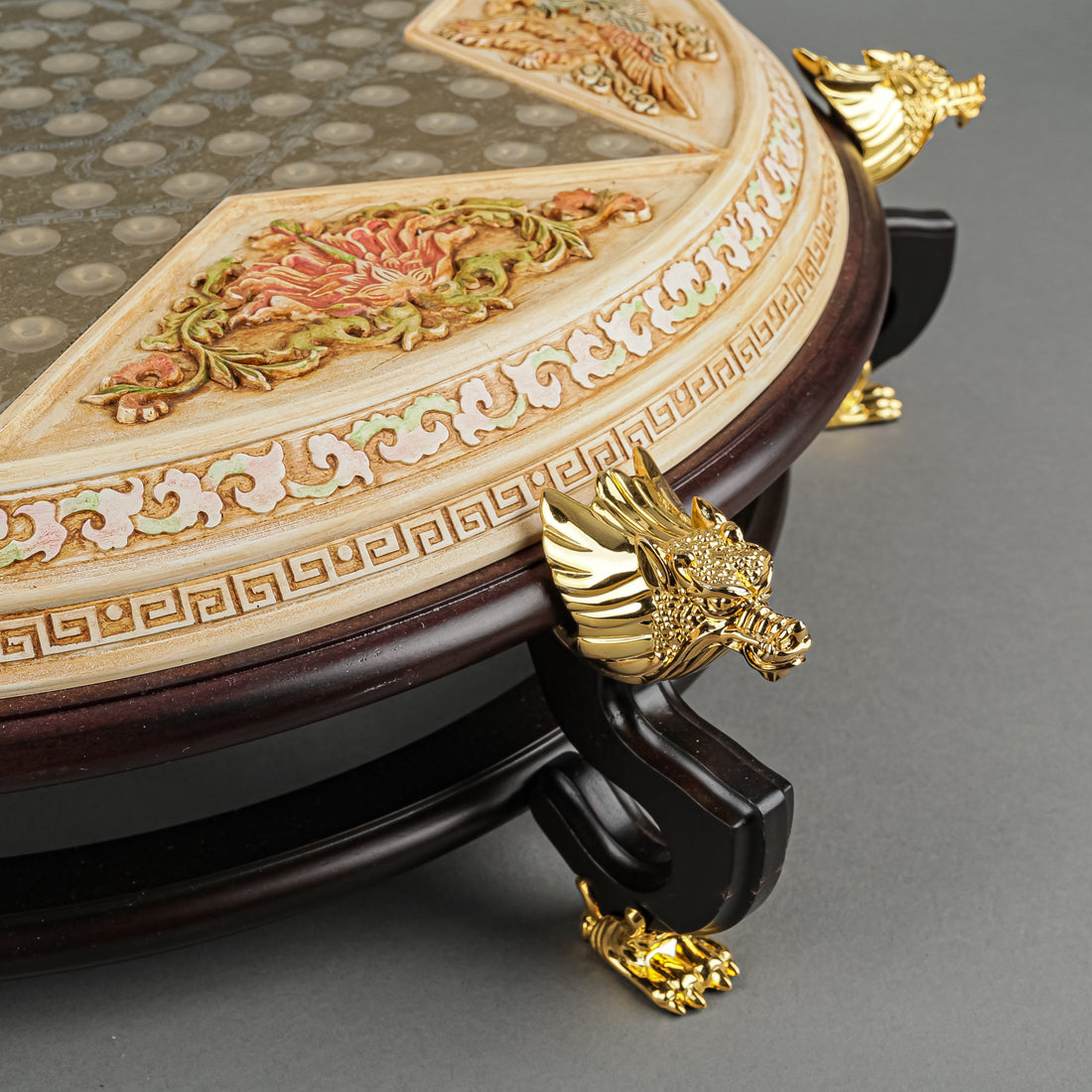 FRANKLIN MINT Chinese Checkers Set With Gemstones