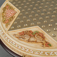 FRANKLIN MINT Chinese Checkers Set With Gemstones