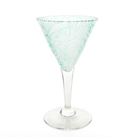 THORN GLASS Etched Glass Cocktail Glasses Set Of 2
