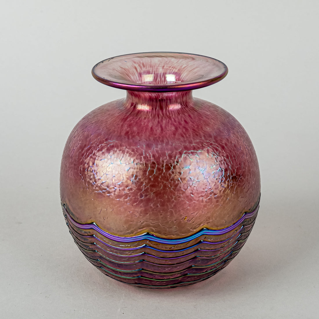 ROBERT HELD Art Glass Vase