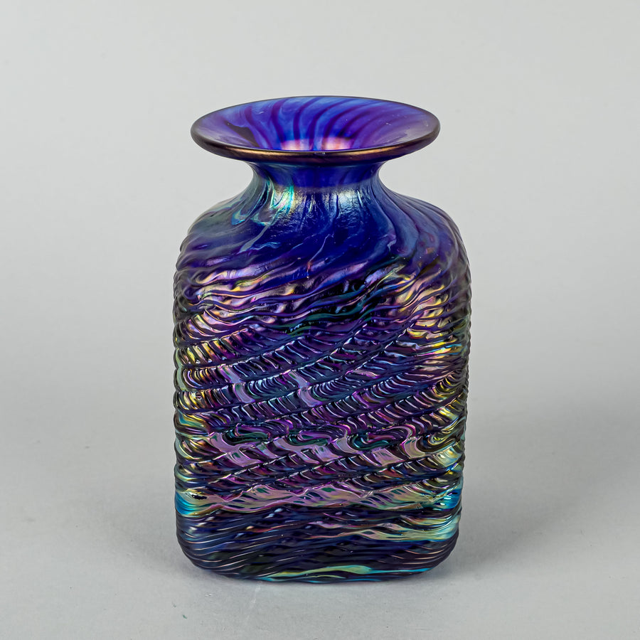 ROBERT HELD Art Glass Square Vase - Around The Block