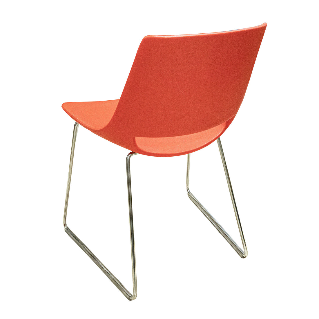 ARPER Palm Sled Chair Red Set of 5