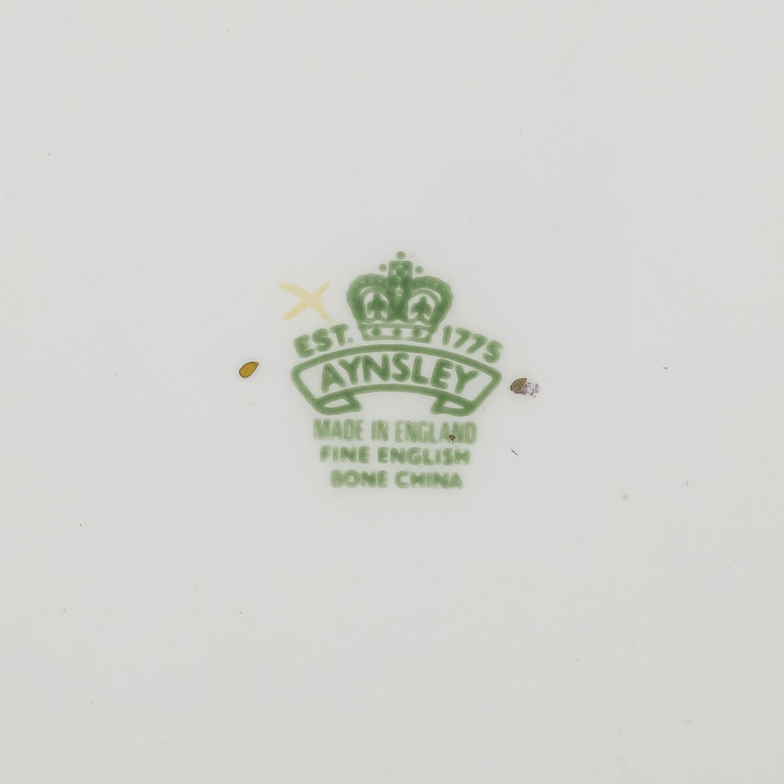 AYNSLEY D.Jones Orchard Fruit Gold Rim Dinner Plate
