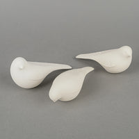 FRANCE FAUTEUX Ceramic Figurines 'Les Oiselets' Set Of 3
