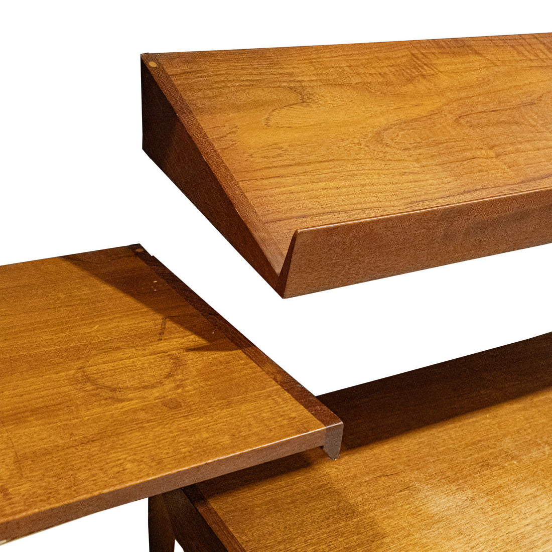FM MOBLER Vintage Teak Wall Mount Shelves 11 Pieces