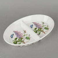 PORTMEIRION Botanic Garden 2-Section Oval Dish