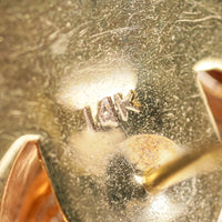 14K Yellow Gold Sun Omegas