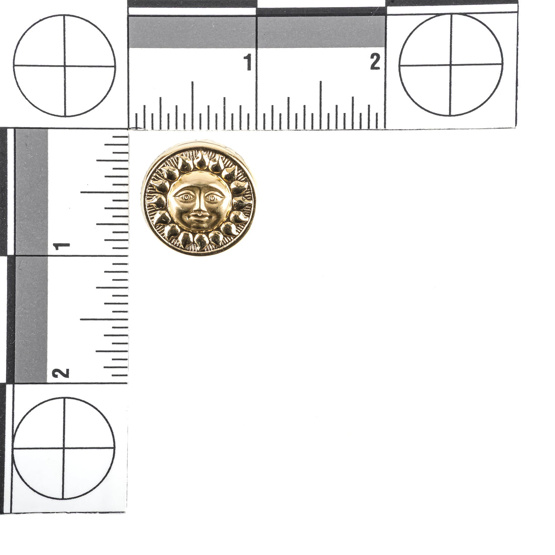 14K Yellow Gold Sun Omegas