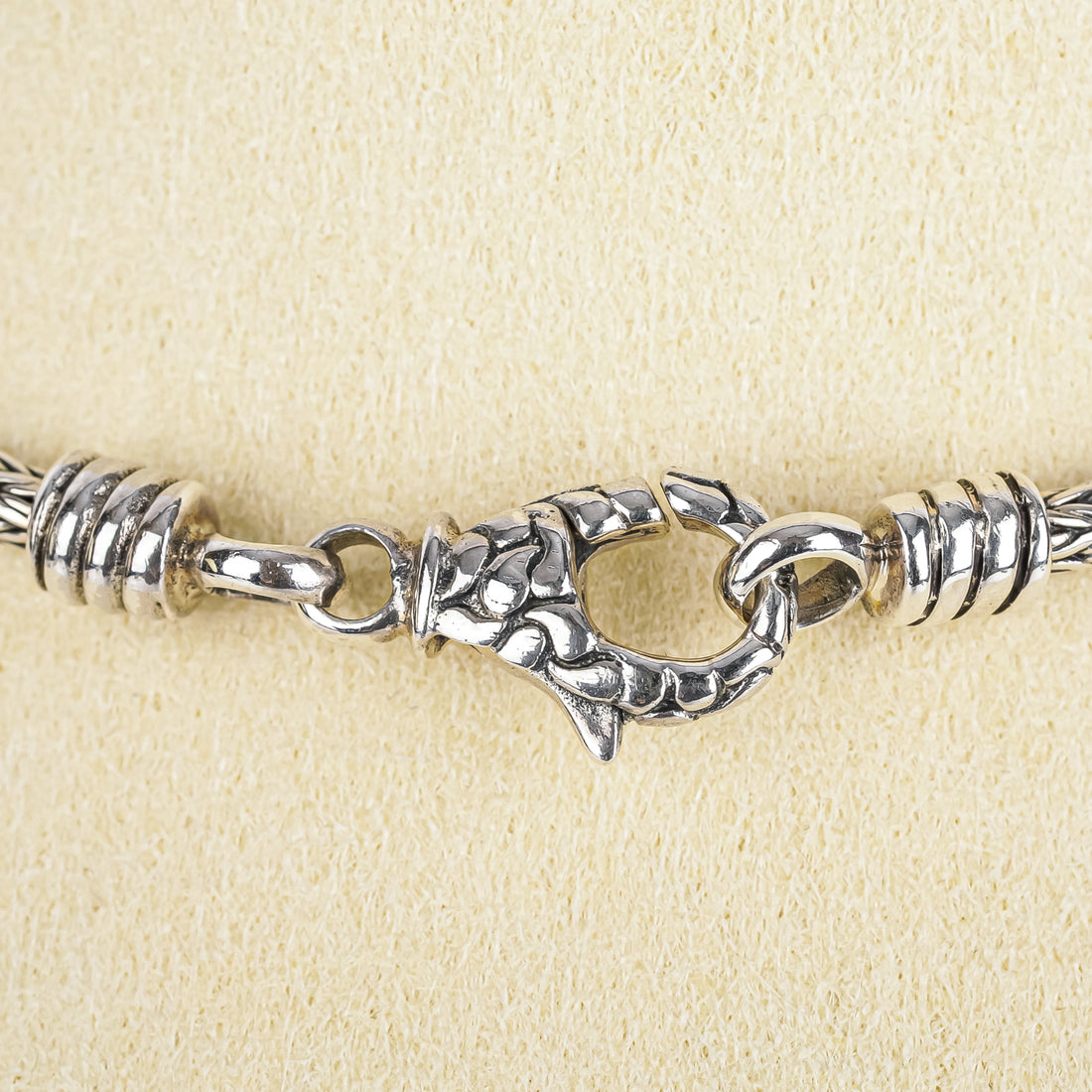 SAMUEL B Sterling Multi Gemstone Collarette Necklace