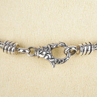 SAMUEL B Sterling Multi Gemstone Collarette Necklace