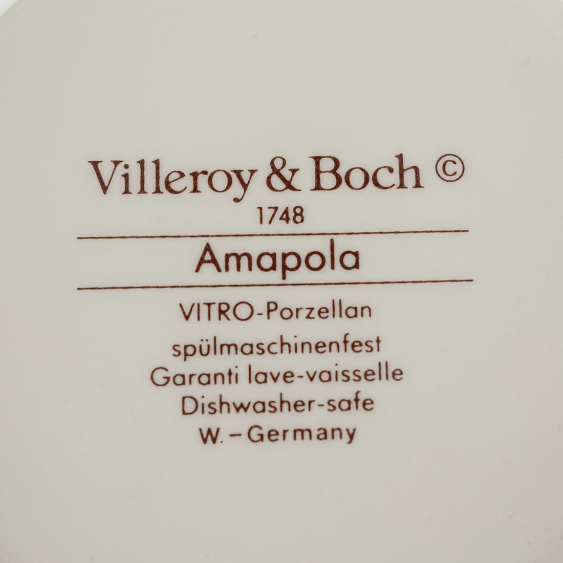VILLEROY & BOCH Amapola Covered Soup Tureen