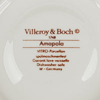 VILLEROY & BOCH Amapola Cup & Saucers Set/6