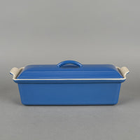 LE CREUSET Enamel Cast Iron Covered Pate Terrine 28cm Blue