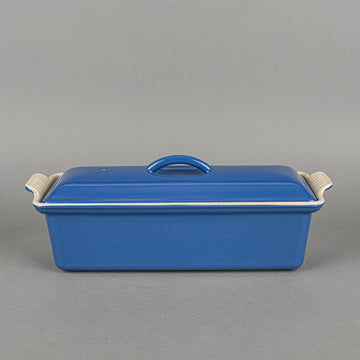 LE CREUSET Enamel Cast Iron Covered Pate Terrine 28cm Blue