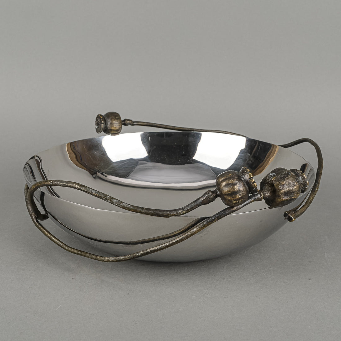 MICHAEL ARAM Poppy Stainless Steel Serving Bowl