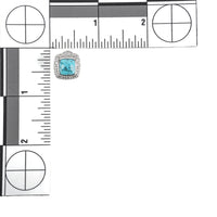 EFFY Sterling Turquoise Basketweave Omegas