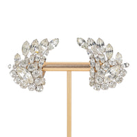 SHERMAN Clips -Clear Rhinestone Ear Climber