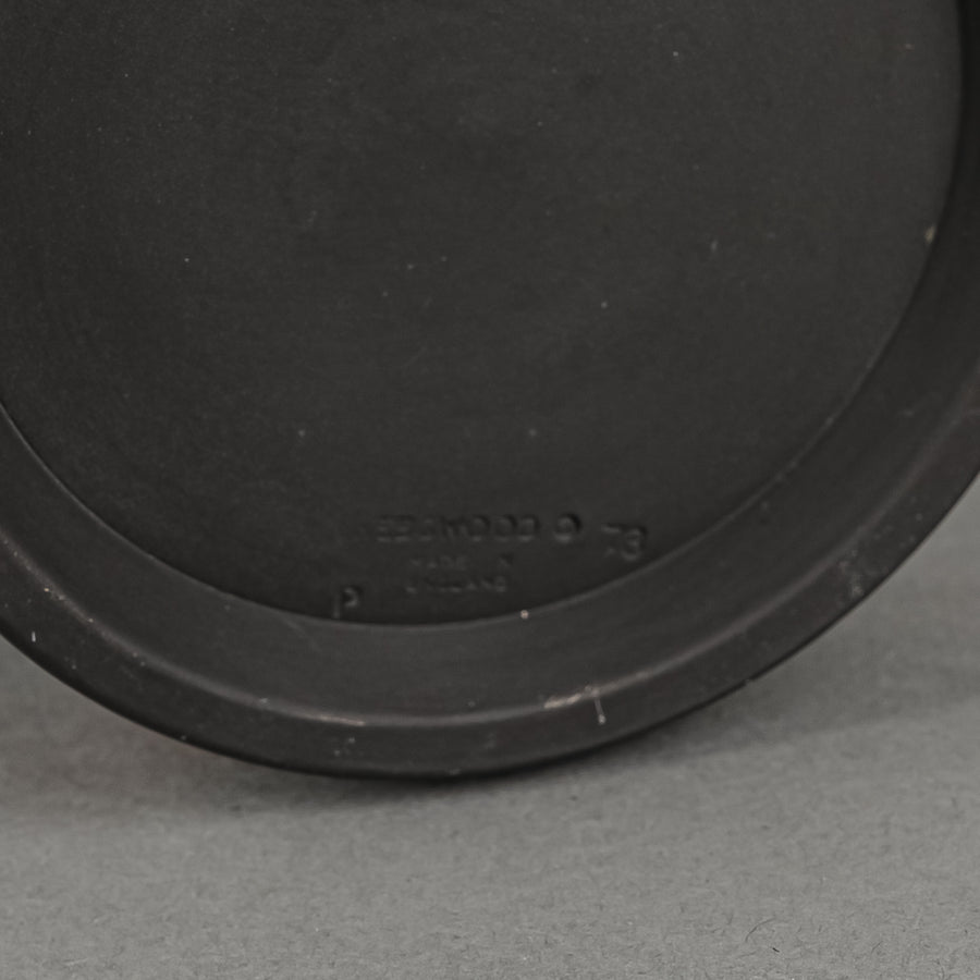 WEDGWOOD Red On Basalt Black Jasperware Cachepot