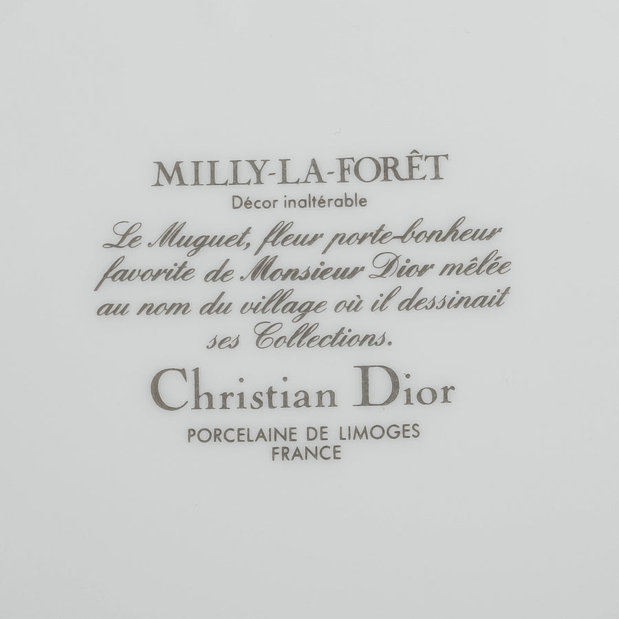 CHRISTIAN DIOR Milly-La Foret Dessert Plates Set6 D8.5"