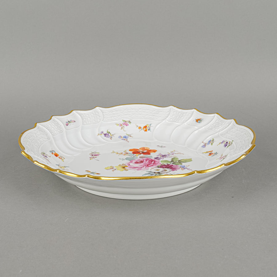 MEISSEN Floral & Insects Bowl